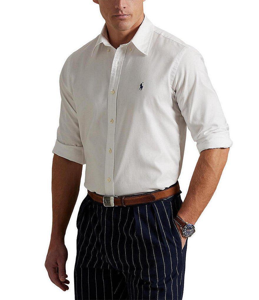 Polo Ralph Lauren Classic-Fit Stretch Oxford Long-Sleeve Woven Shirt Product Image