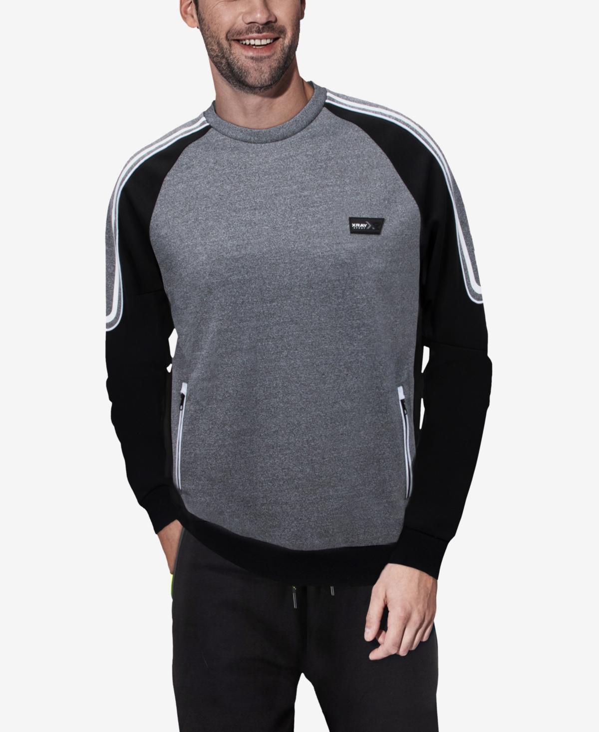 X-Ray Sport Mens Crewneck Sweater - Black Product Image