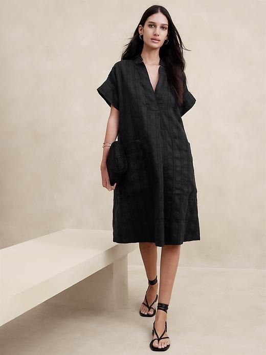 Laurel Linen-Cotton Utility Dress Product Image