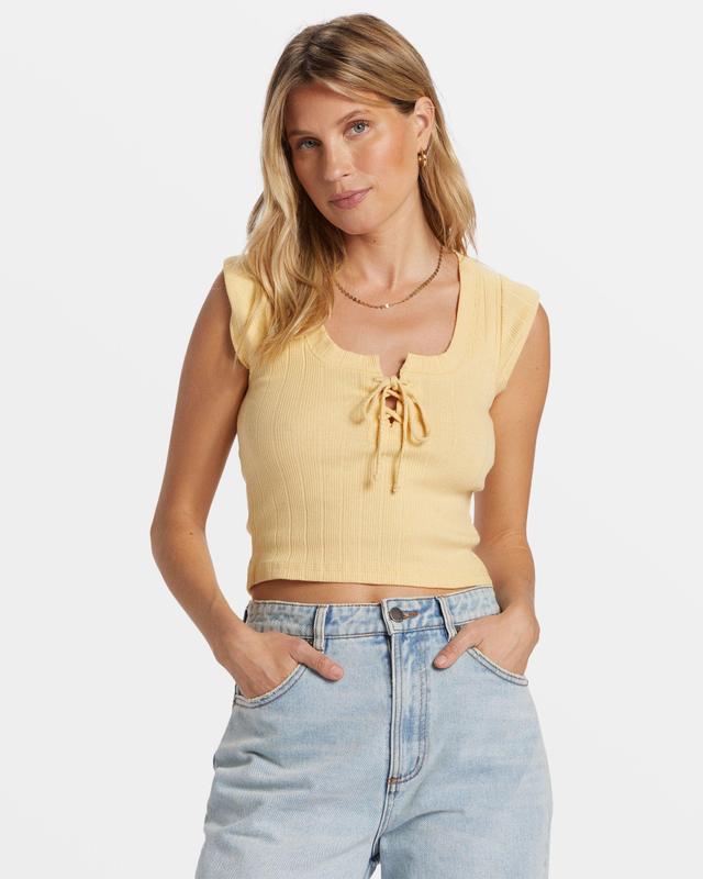 Jayde Top - Pale Yellow Female Product Image