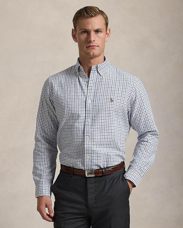 Mens Classic Plaid Oxford Shirt Product Image