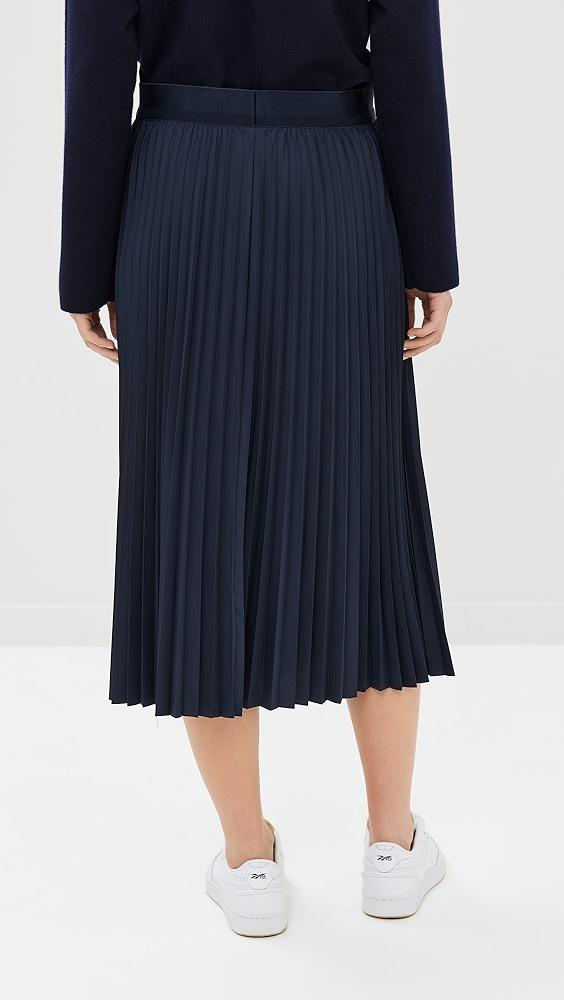 Tibi Nylon Pleating Sunray Pullon Skirt | Shopbop Product Image