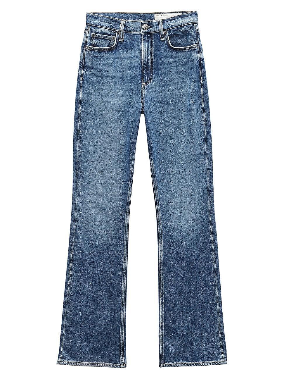 Womens Peyton High-Rise Boot-Cut Jeans product image