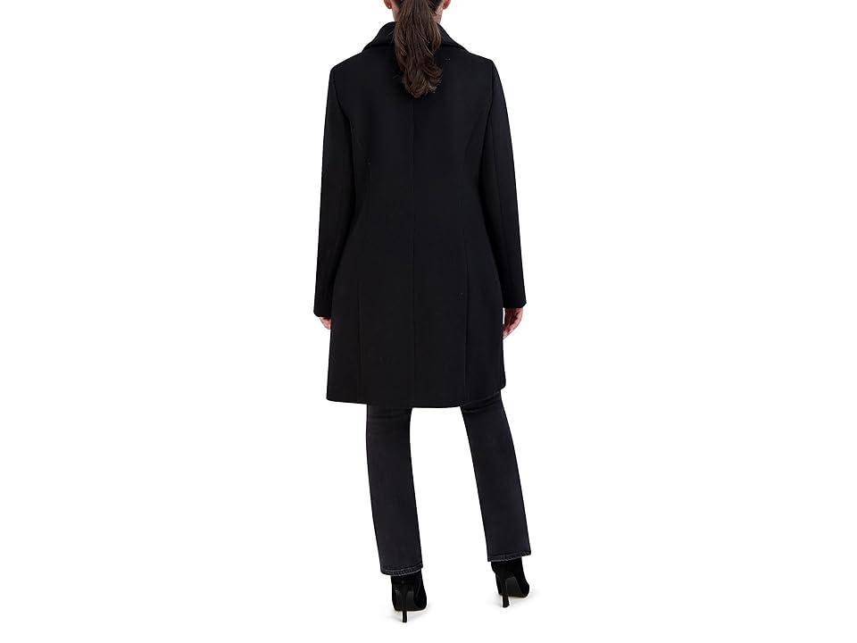 Cole Haan Double Face Wool Button-Up Coat with Convertible Collar Women's Coat Product Image