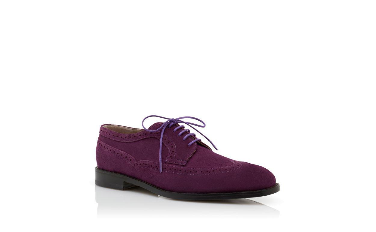 TAMARAK Dark Purple Suede Lace-Up Oxfords Product Image