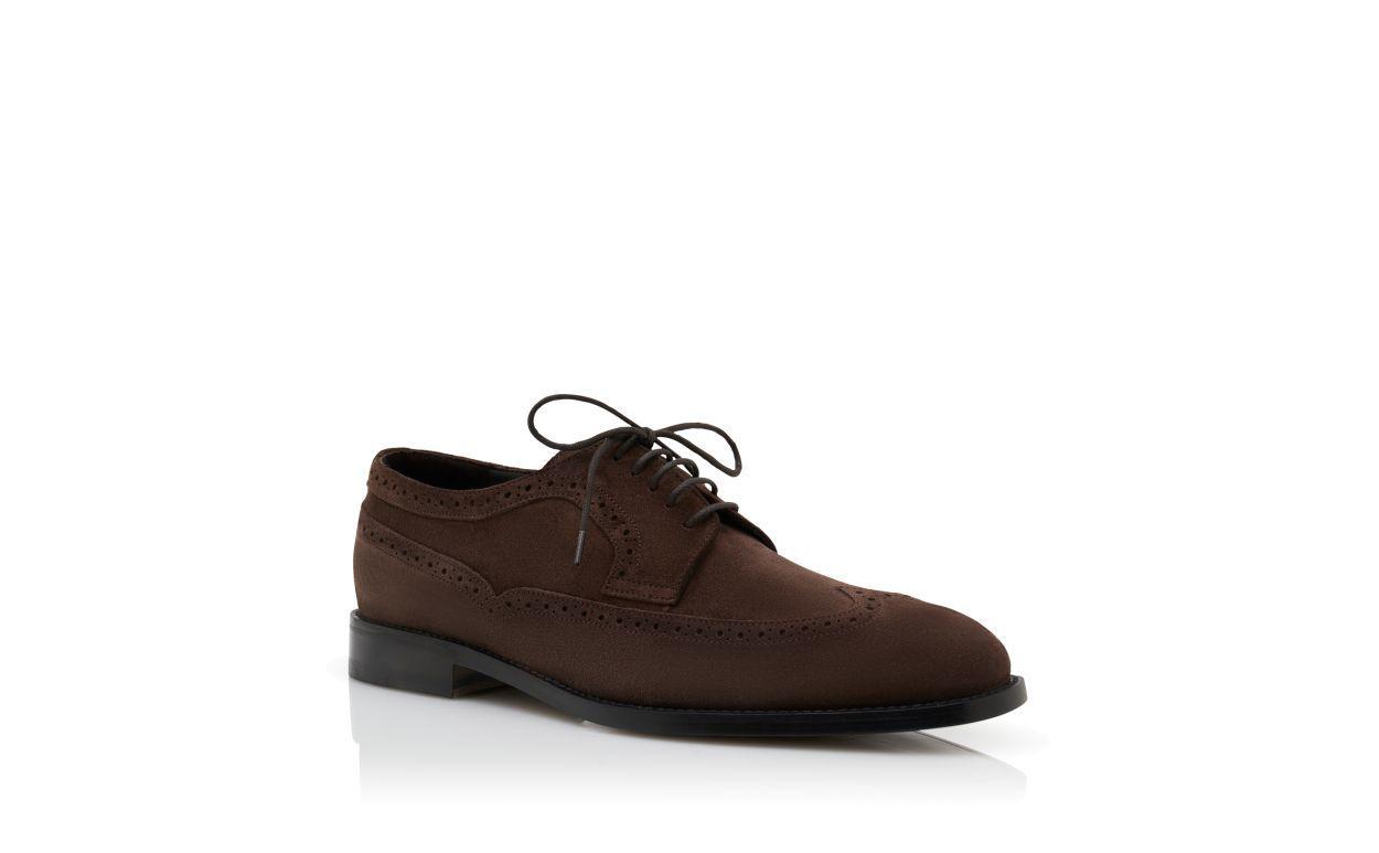 TAMARAK Dark Brown Suede Lace-Up Oxfords Product Image