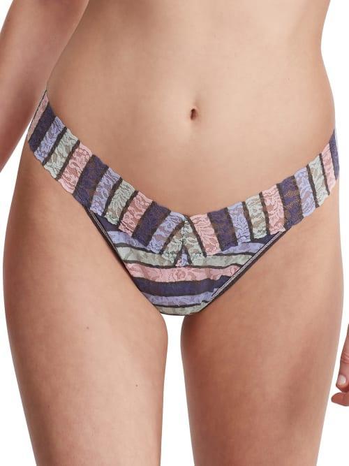 Hanky Panky Print Lace Original Rise Thong Product Image