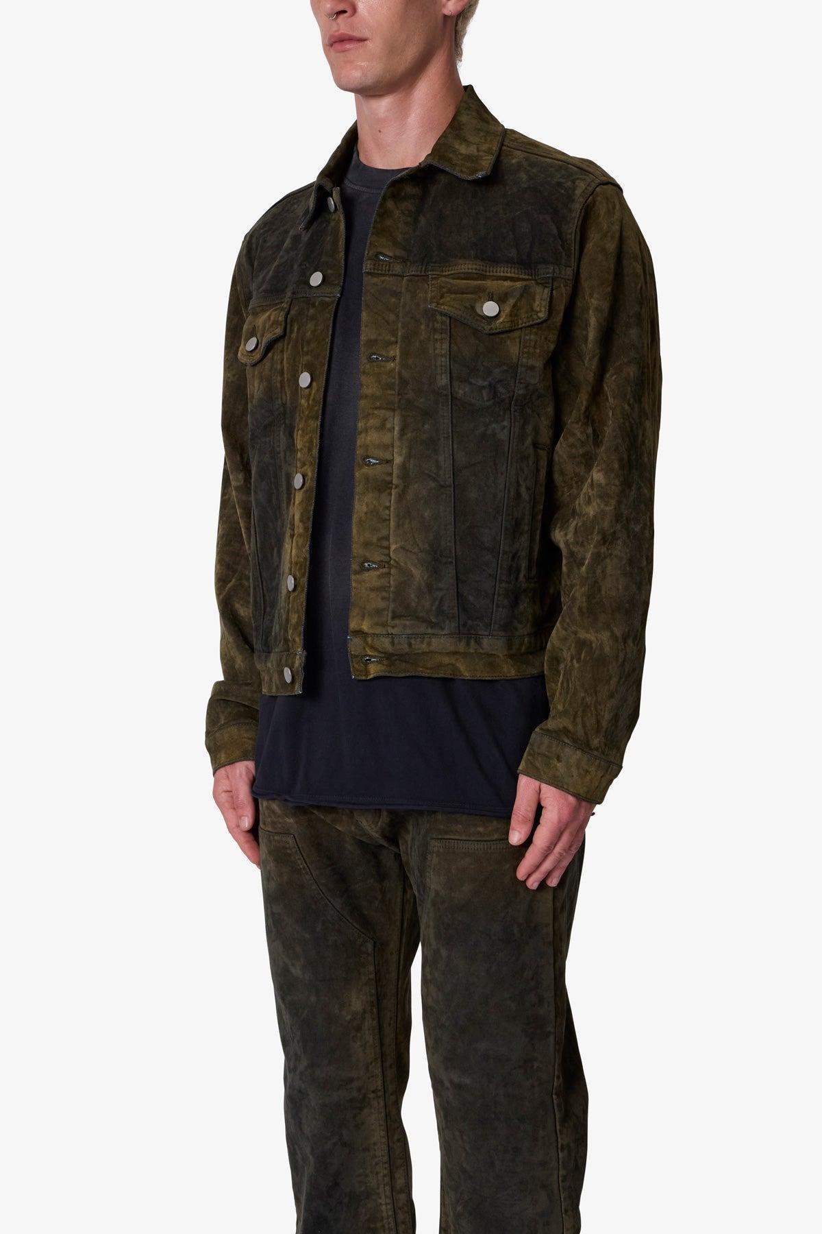 SL3 Suede Jacket - Olive/Black Product Image