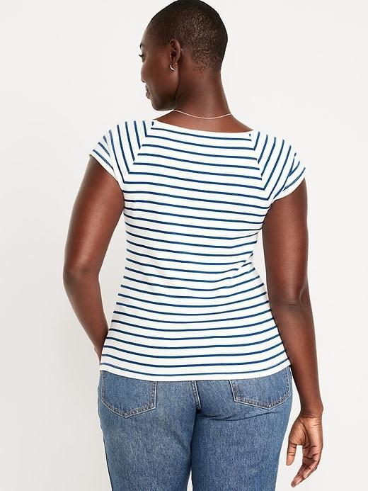 Fitted Ribbed Top Product Image