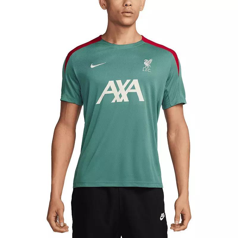 Mens Nike Green Liverpool 2024/25 Strike Performance Top Product Image