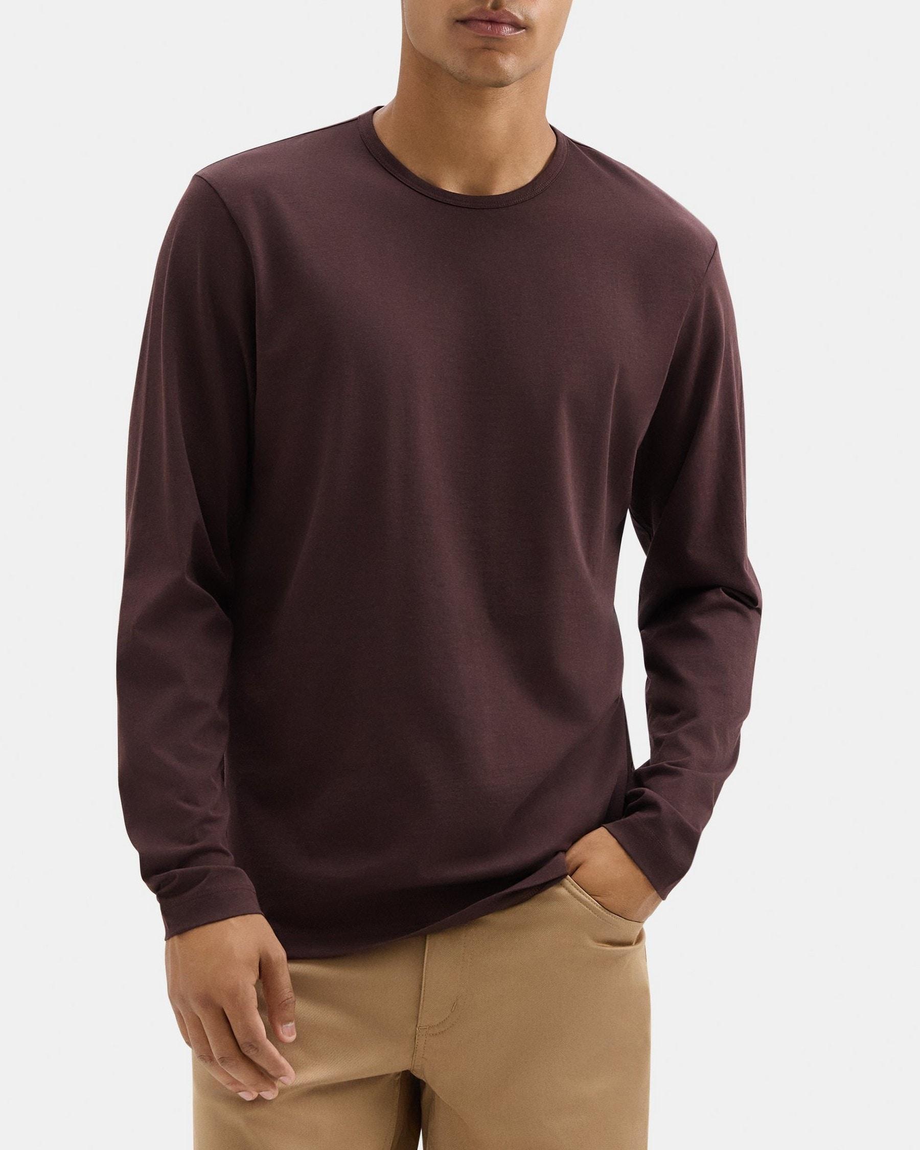 Relaxed Long-Sleeve Tee in Organic Cotton Product Image