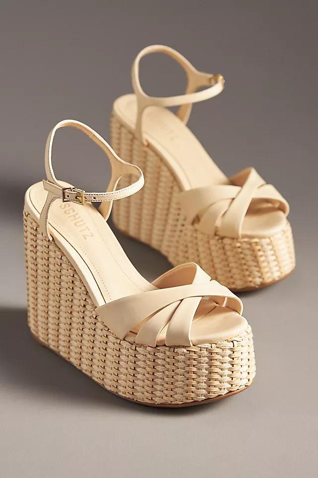 Schutz Keefa Wedge Platform Heels Product Image