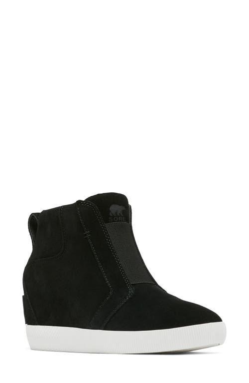 Sorel Out N About Waterproof Suede Pull On Wedge Booties Product Image