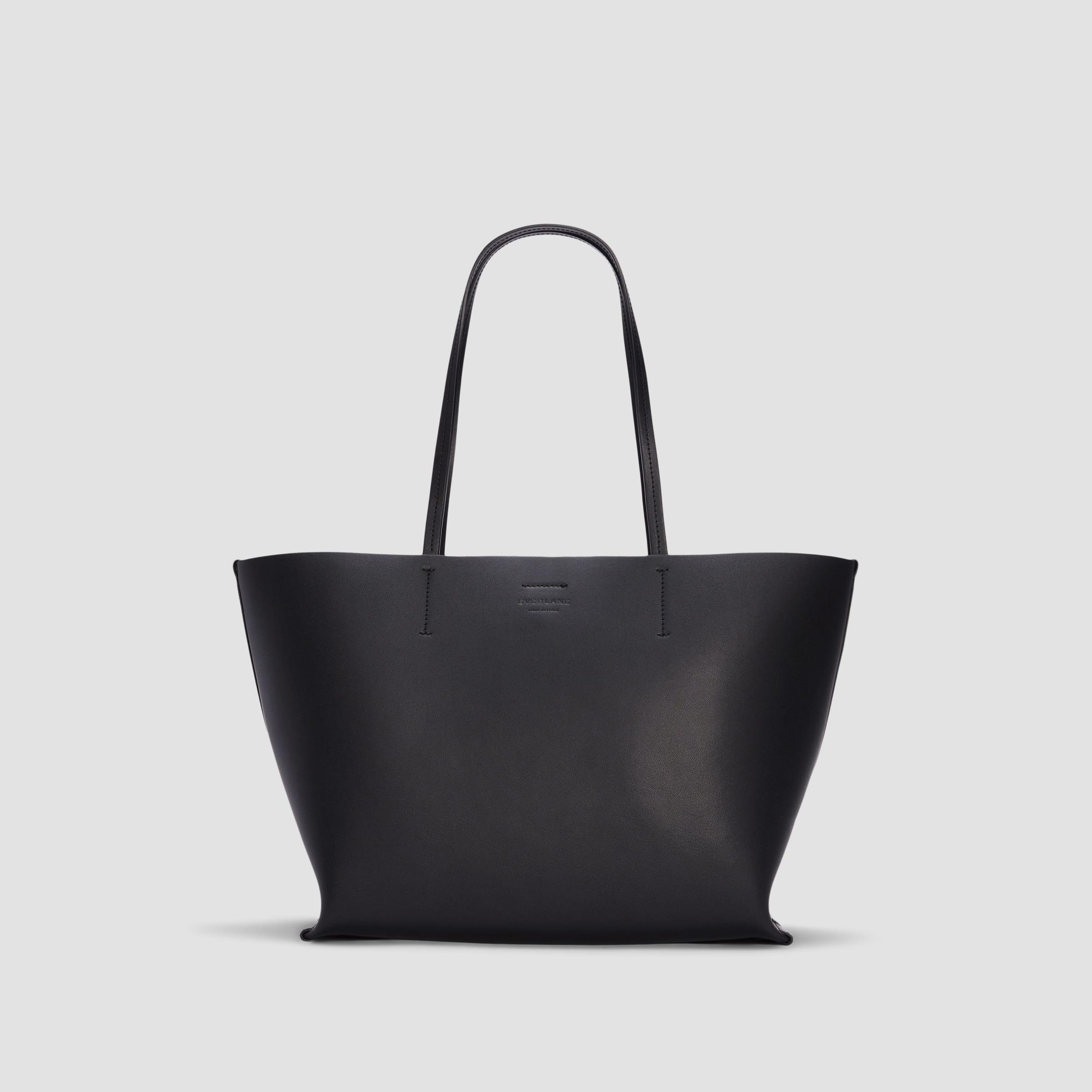 The Luxe Medium Italian Leather Tote Product Image