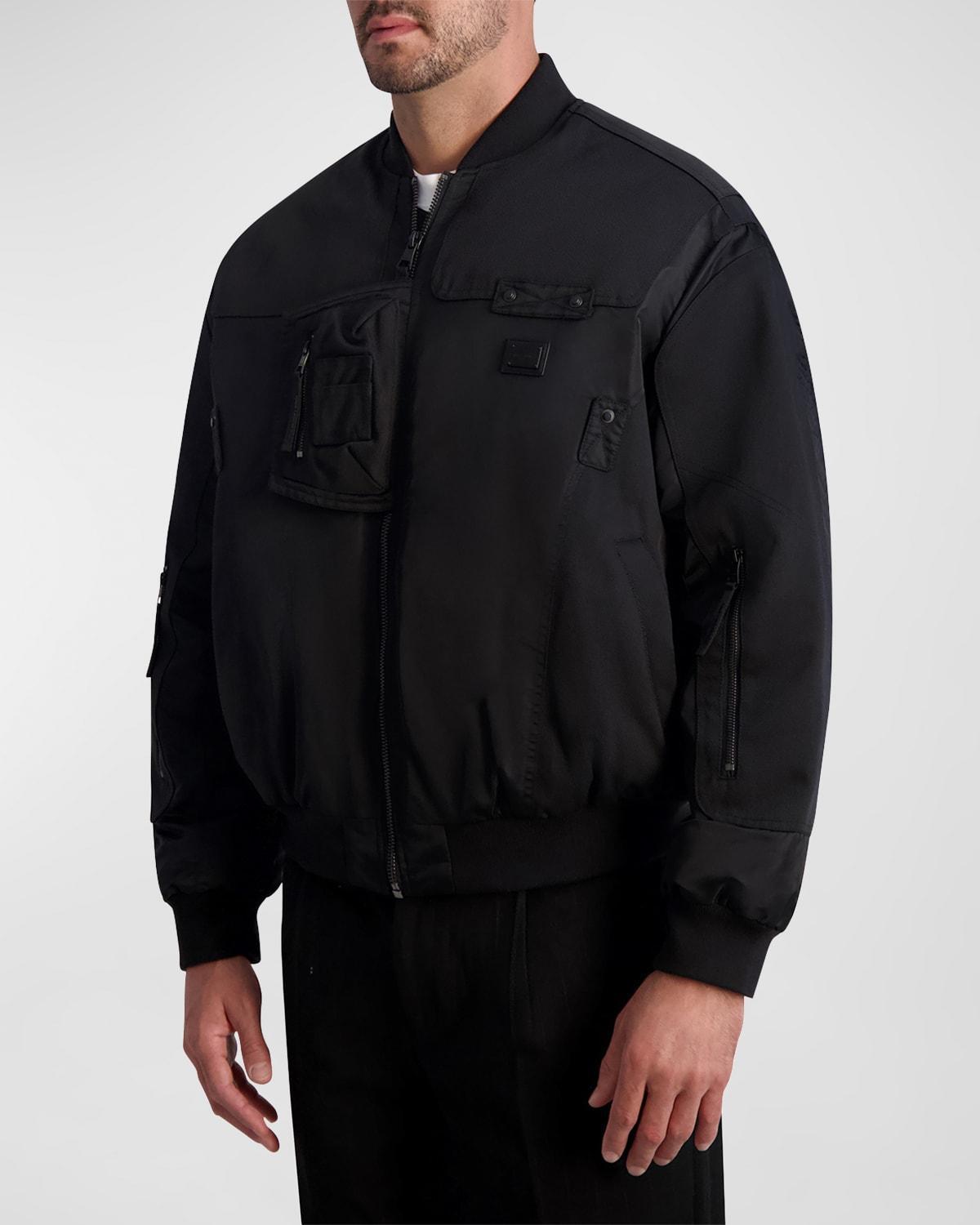 Mens Full-Zip Bomber Jacket Product Image