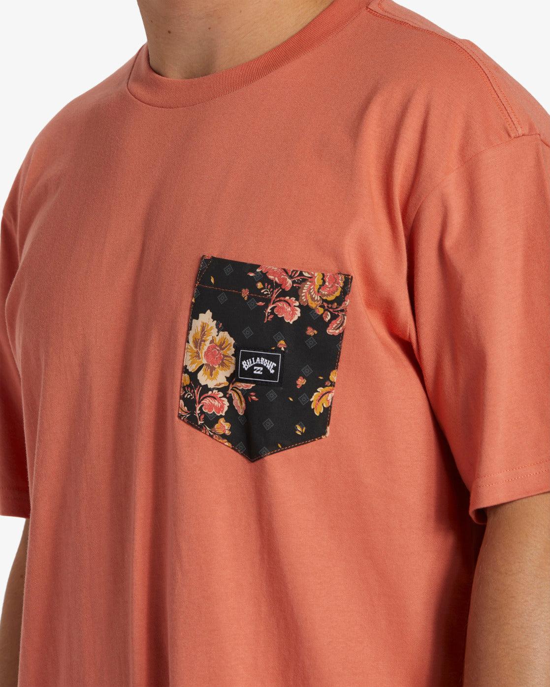 Team Pocket T-Shirt - Coral Male Product Image