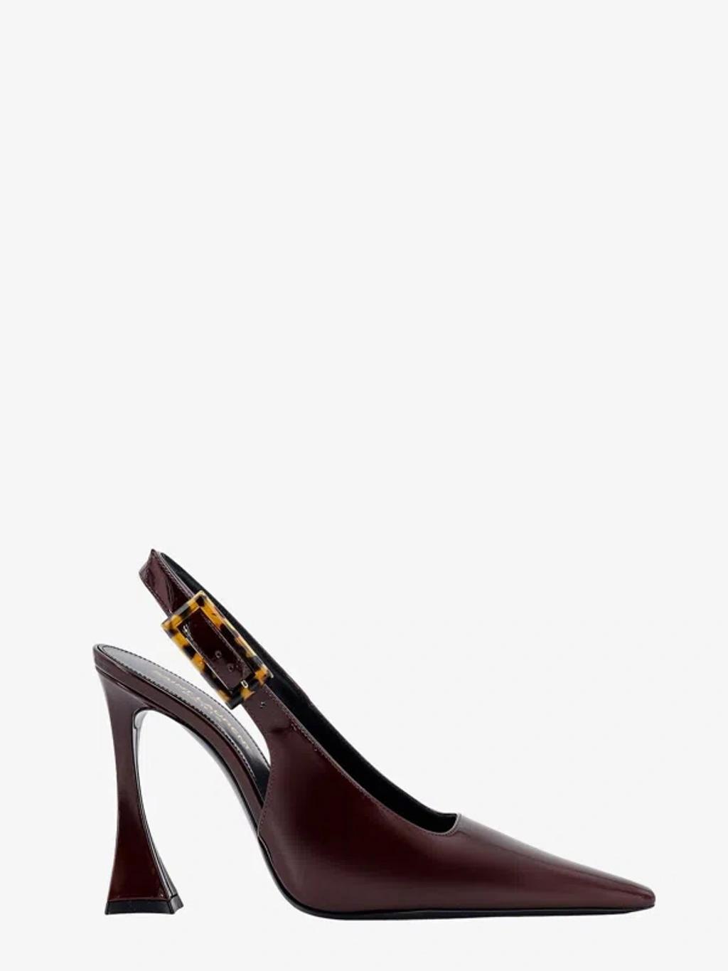 SAINT LAURENT Heeled Shoes In Brown product image