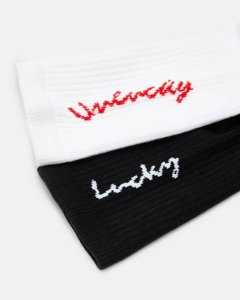 Unlucky Lucky Jacquard Socks 2 Pack Product Image