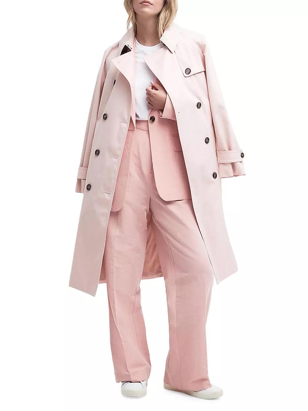 Greta Double-Breasted Trench Coat Product Image