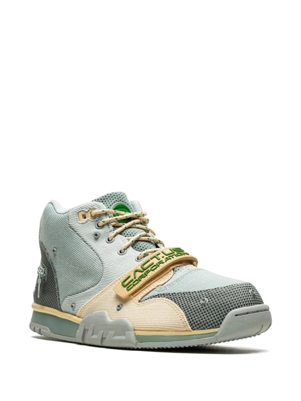 NIKE Gray Travis Scott Edition Air Trainer 1 Sp Sneakers In Grey Product Image