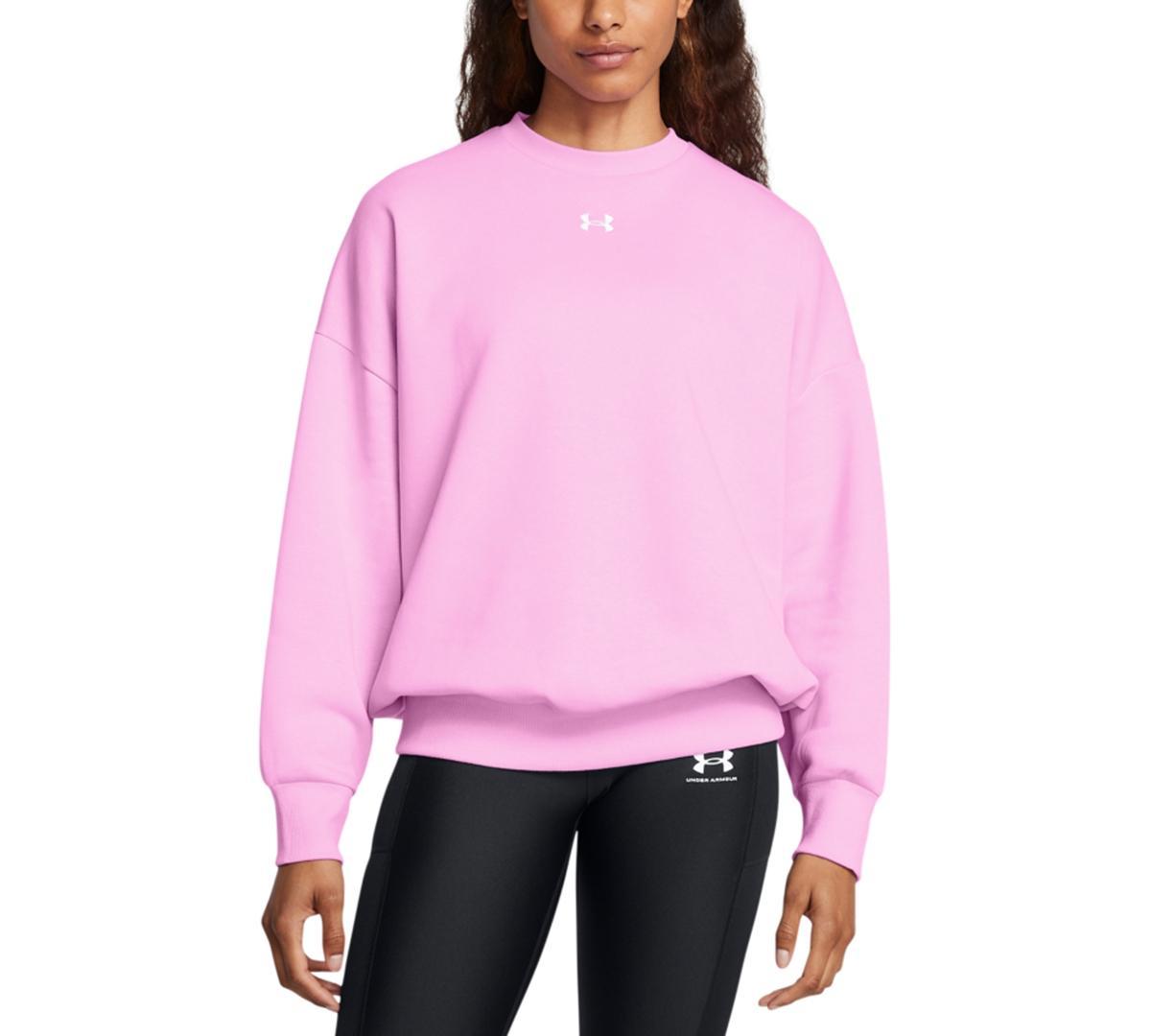 Under Armour Womens Rival Oversized Sweatshirt Product Image