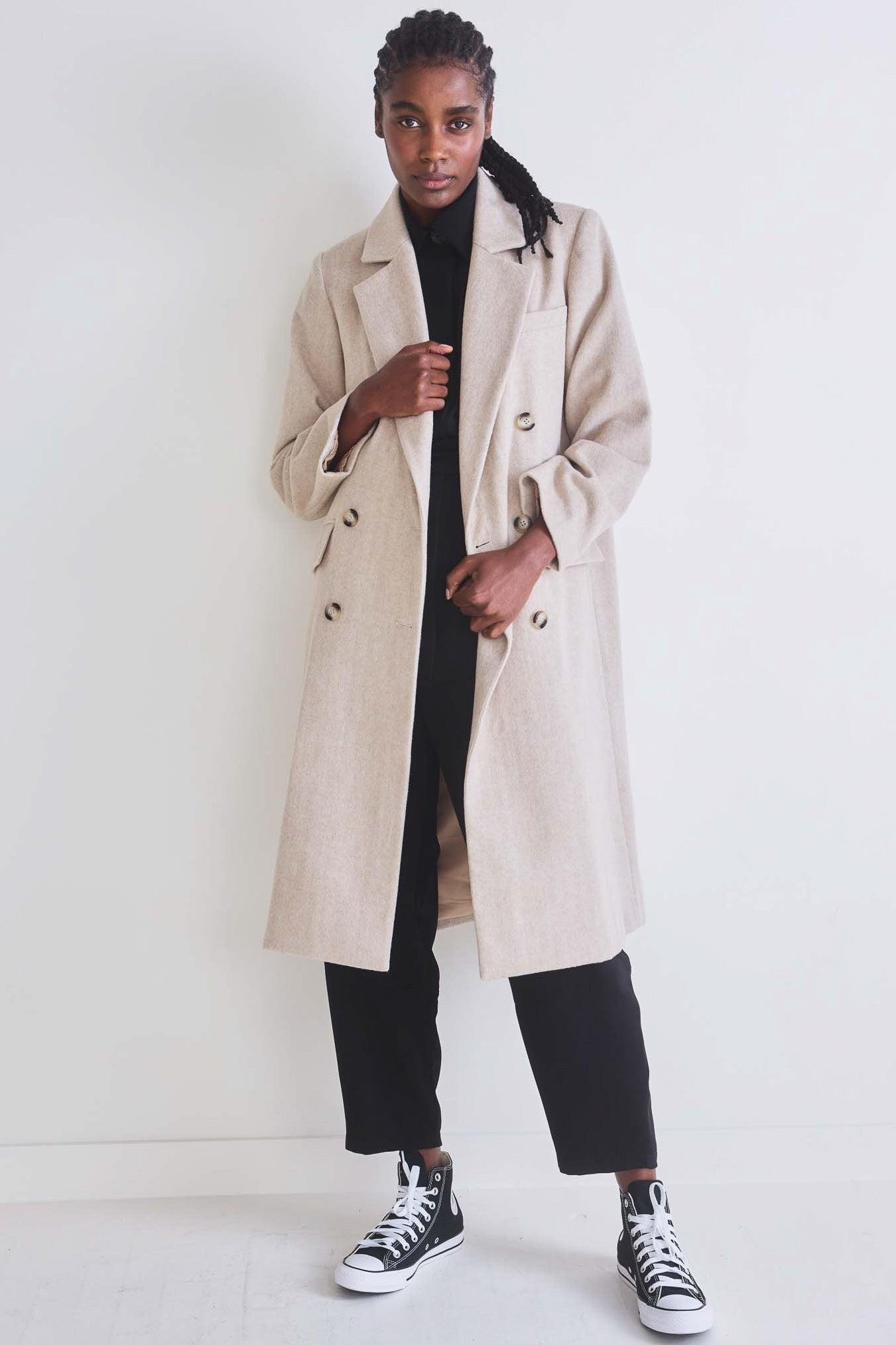 The Soho Long Wool Coat Product Image