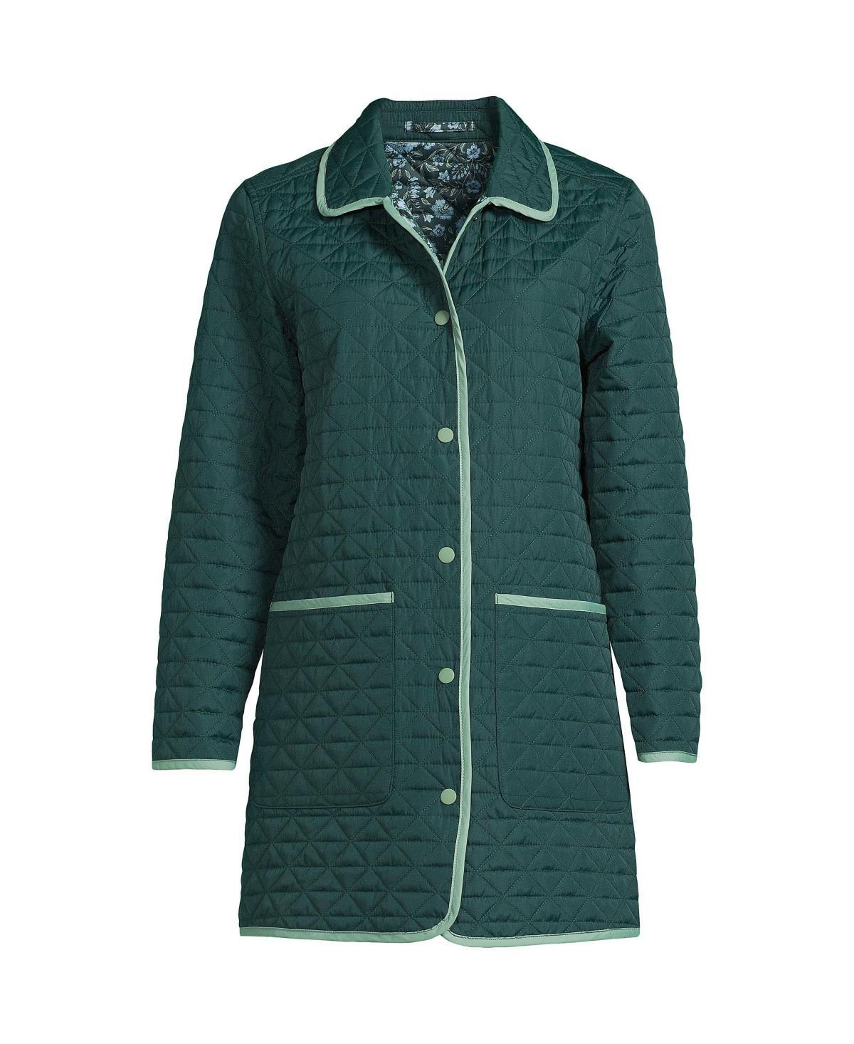 Womens Lands End Insulated Primaloft Reversible Coat Oxford Product Image