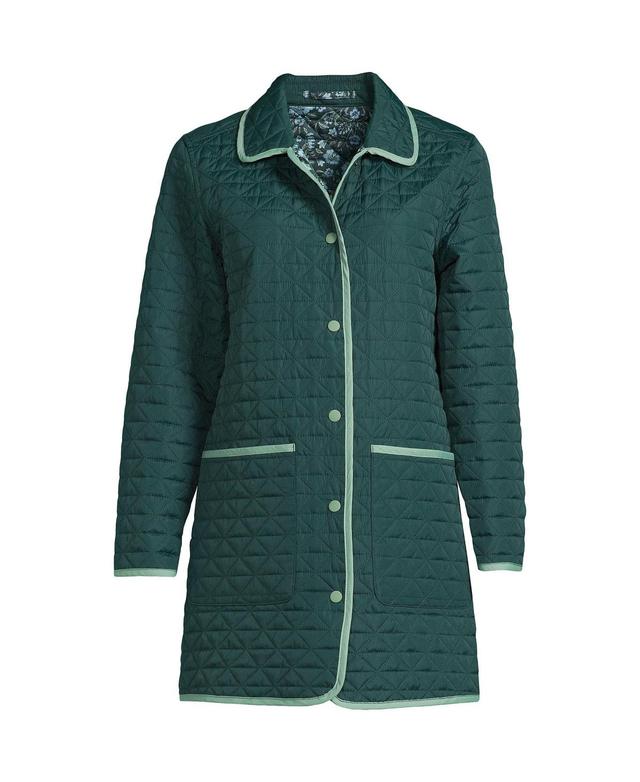 Womens Lands End Insulated Primaloft Reversible Coat Oxford Product Image