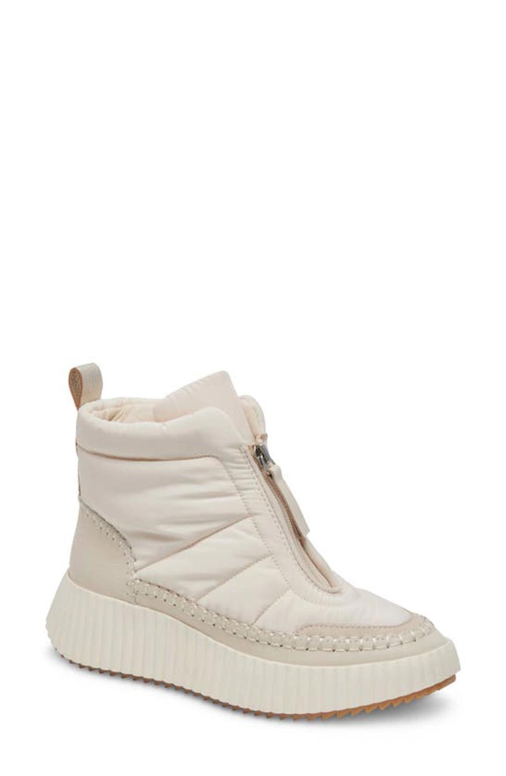 Devlin High Top Platform Sneaker In Ivory Product Image