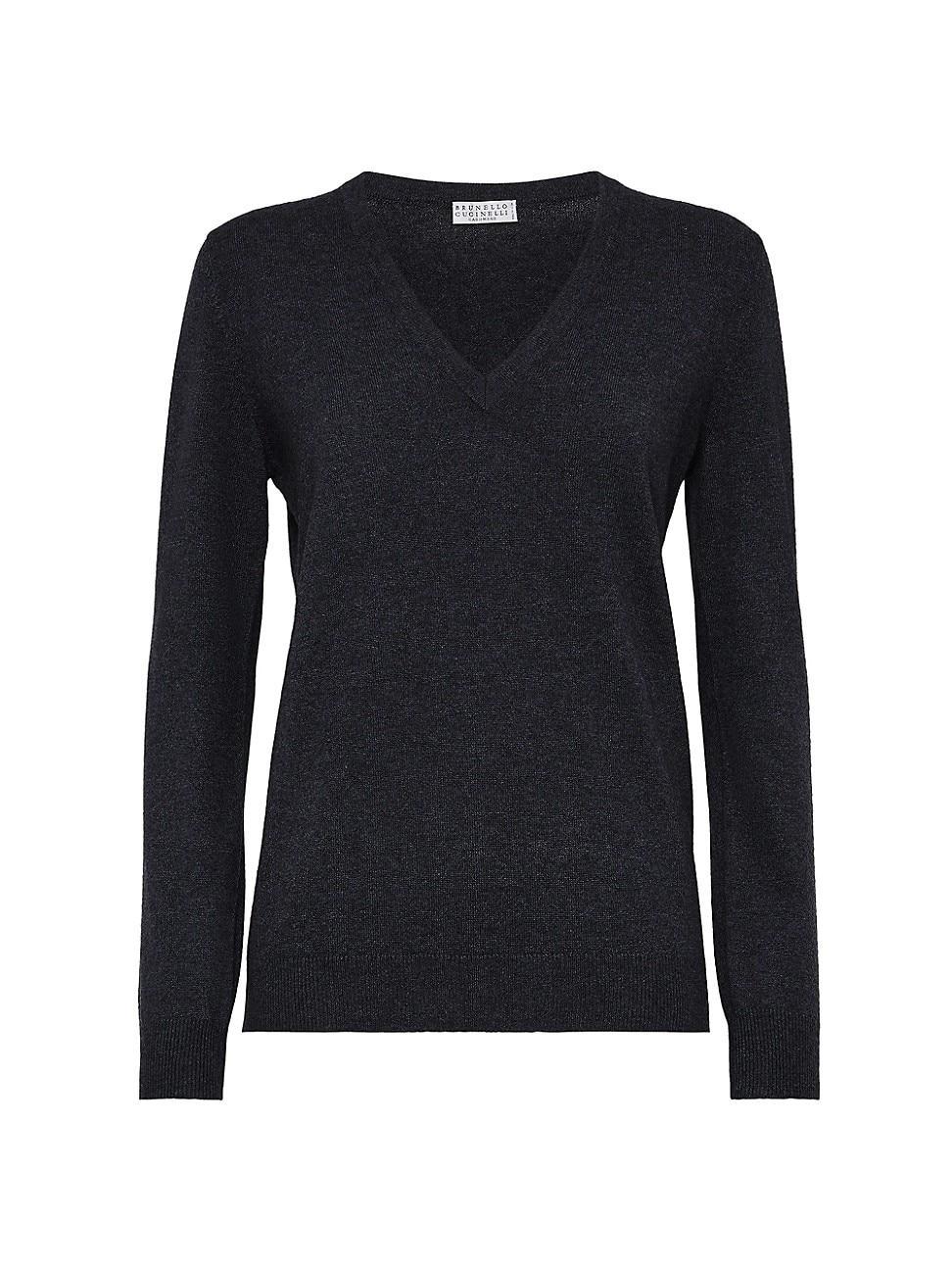 Womens Cashmere Sweater With Monili Product Image