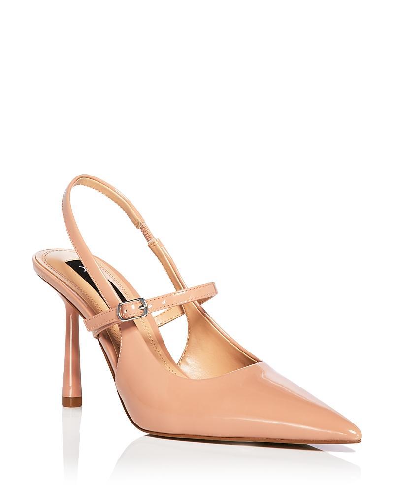 Aqua Womens Islen Pointed Slingback High Heel Pumps - Exclusive Product Image