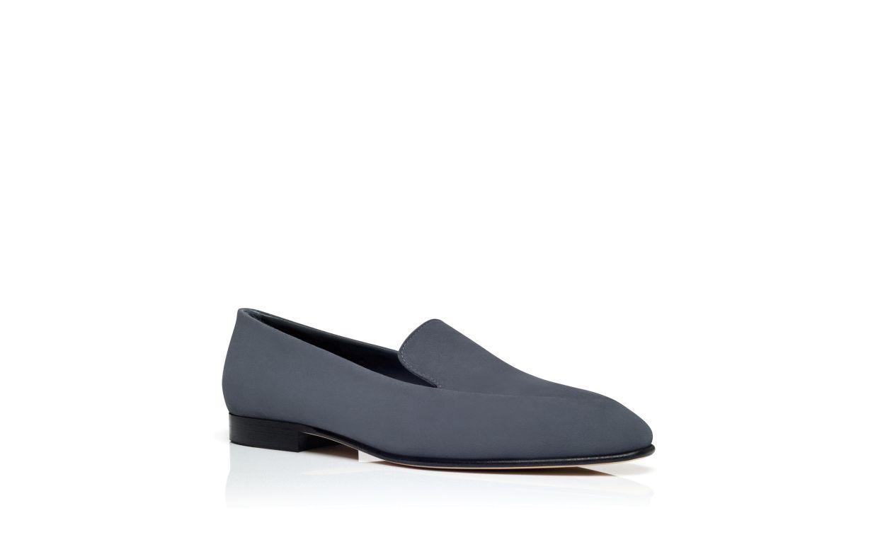 PITAKA Dark Grey Suede Loafers product image