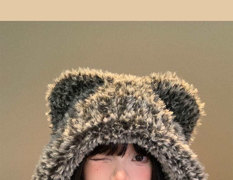 Bear Ear Knit Hat Product Image