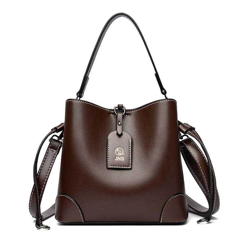 Faux Leather Bucket Bag Product Image