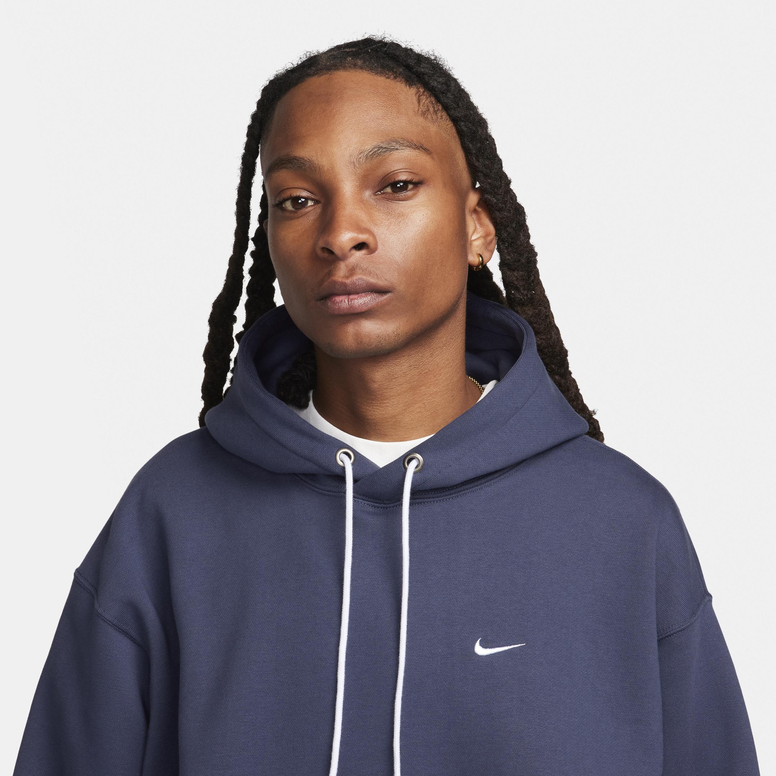 Nike Men's Solo Swoosh Fleece Pullover Hoodie Product Image