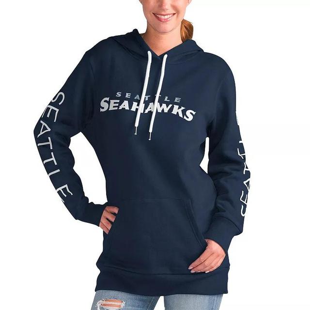 Womens G-III 4Her by Carl Banks College Seattle Seahawks Extra Inning Pullover Hoodie Blue Product Image