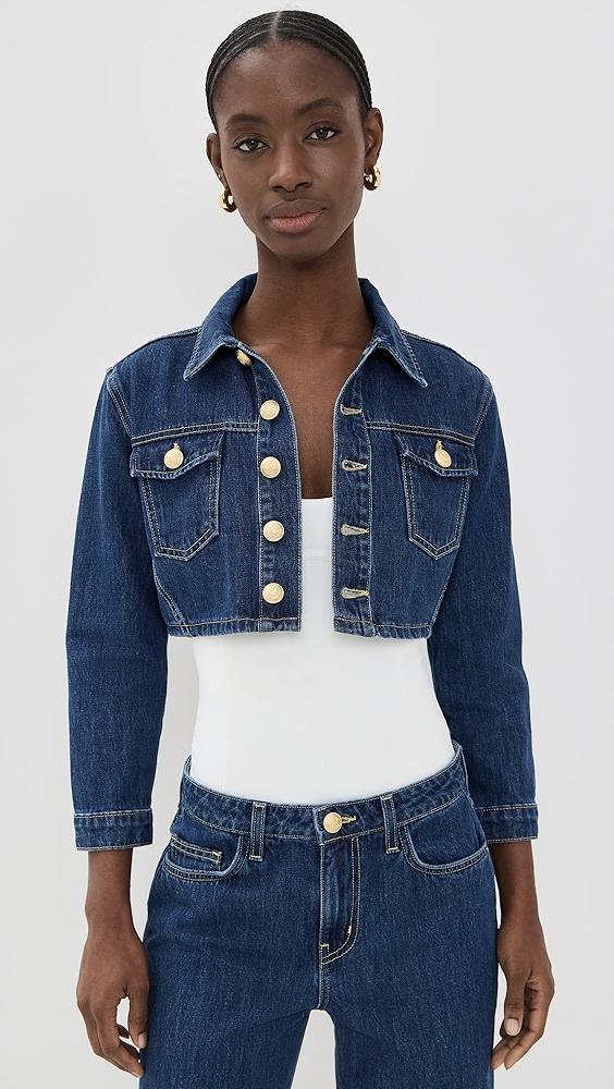 L'AGENCE Genevie Crop Jacket | Shopbop Product Image