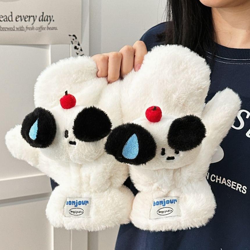 Cartoon Fluffy Mittens / Scarf Product Image