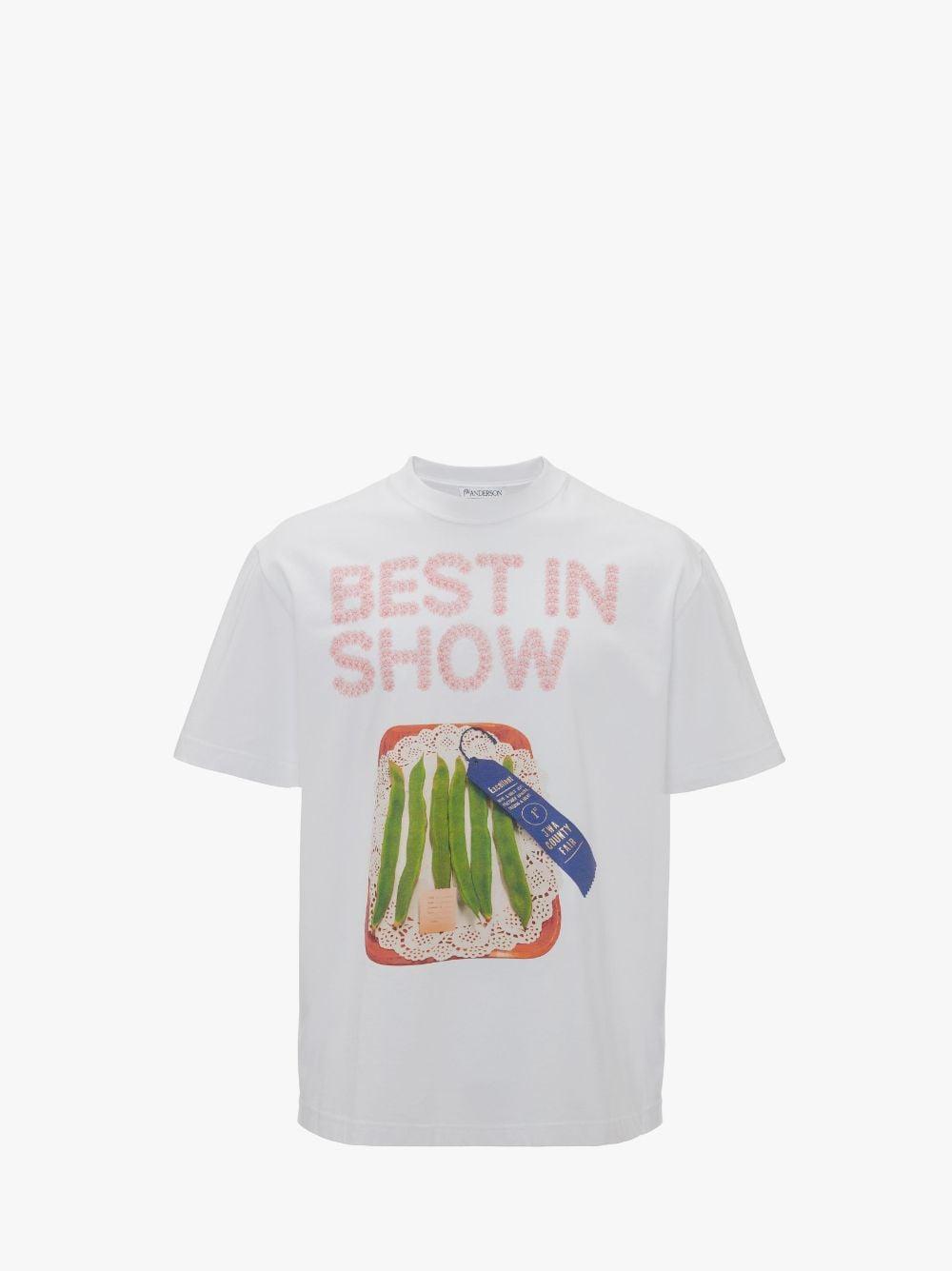 BEST IN SHOW OVERSIZED T-SHIRT in white | JW Anderson US  Product Image