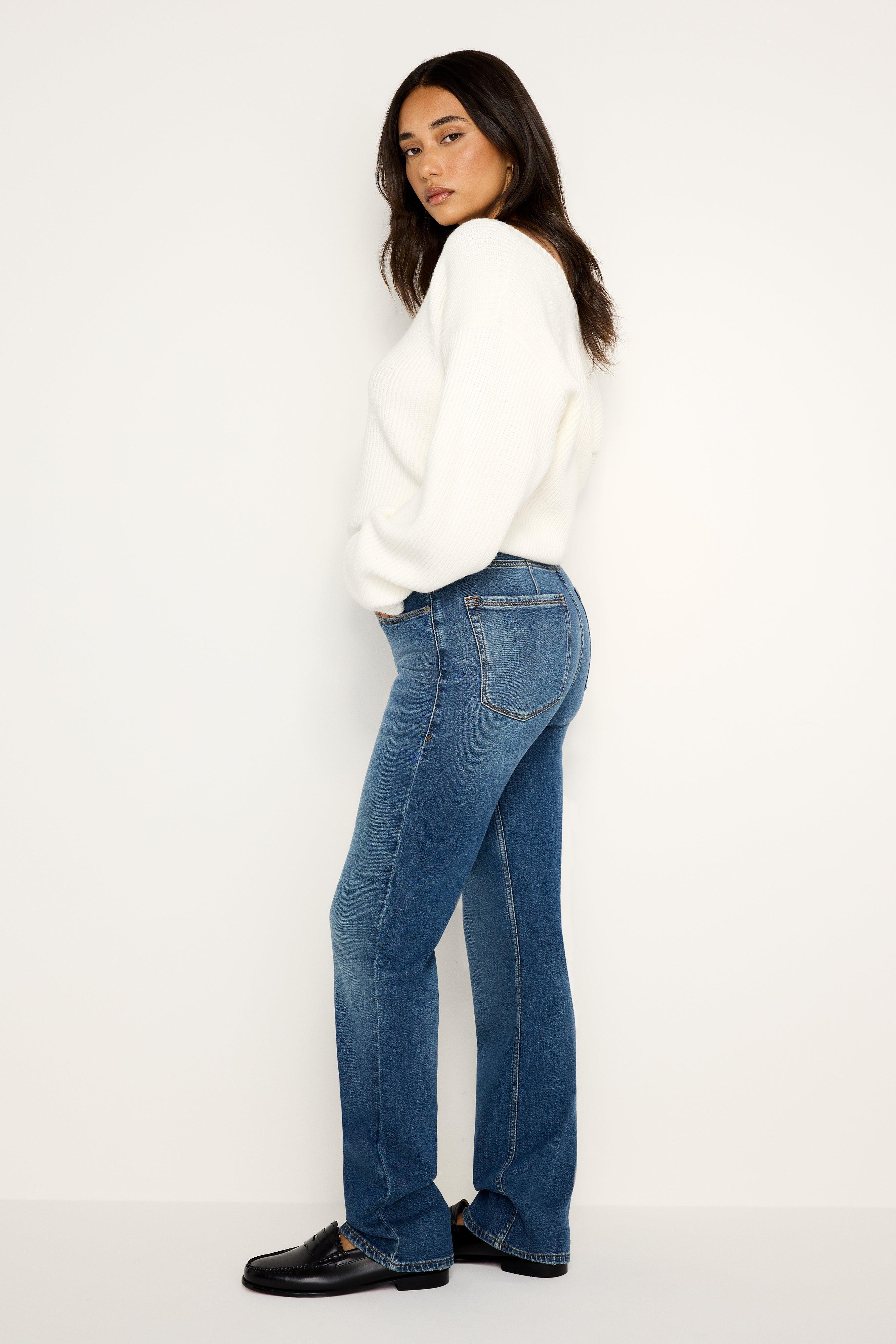 GOOD ICON STRAIGHT JEANS | INDIGO605 Product Image