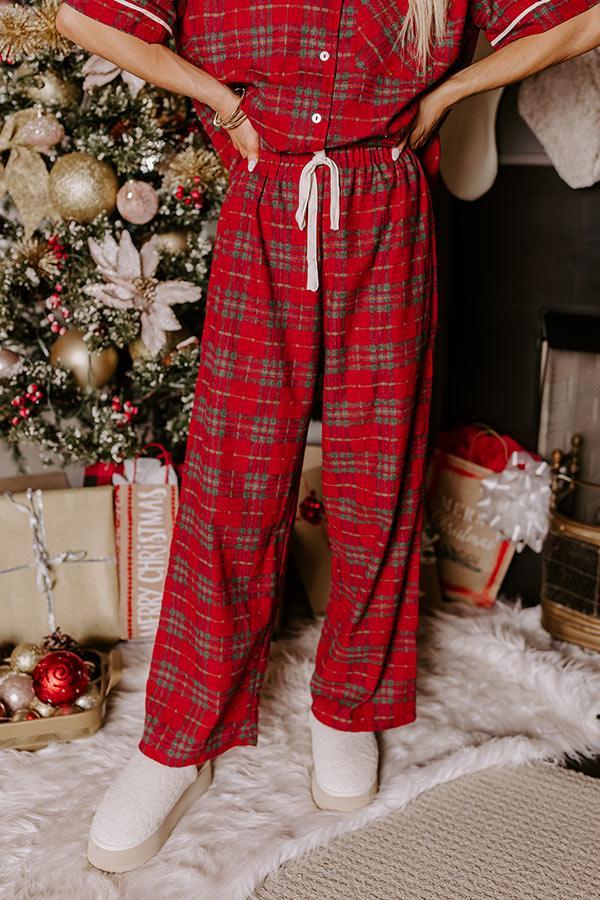 Pretty In Plaid Pajama Pants Product Image