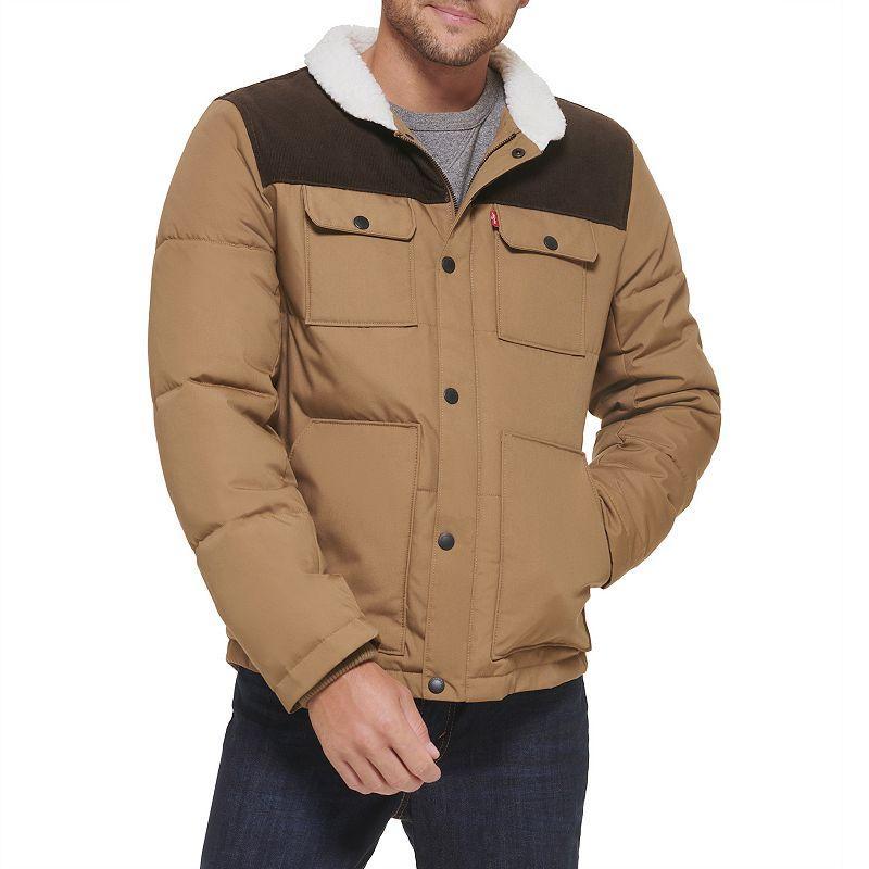 Mens Levis Mixed Media Parka Product Image