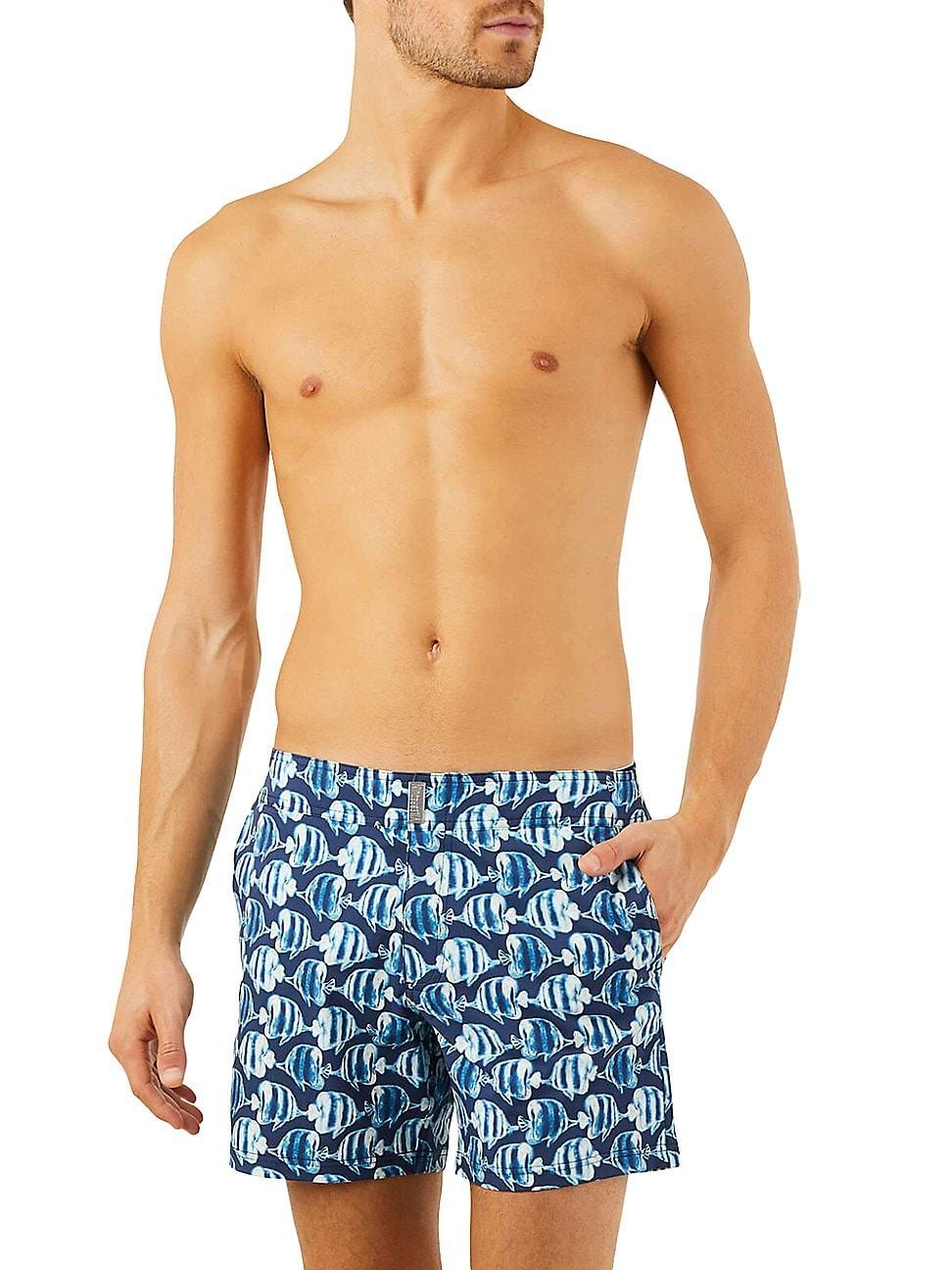 Mens Batik Fishes Print Swim Shorts Product Image