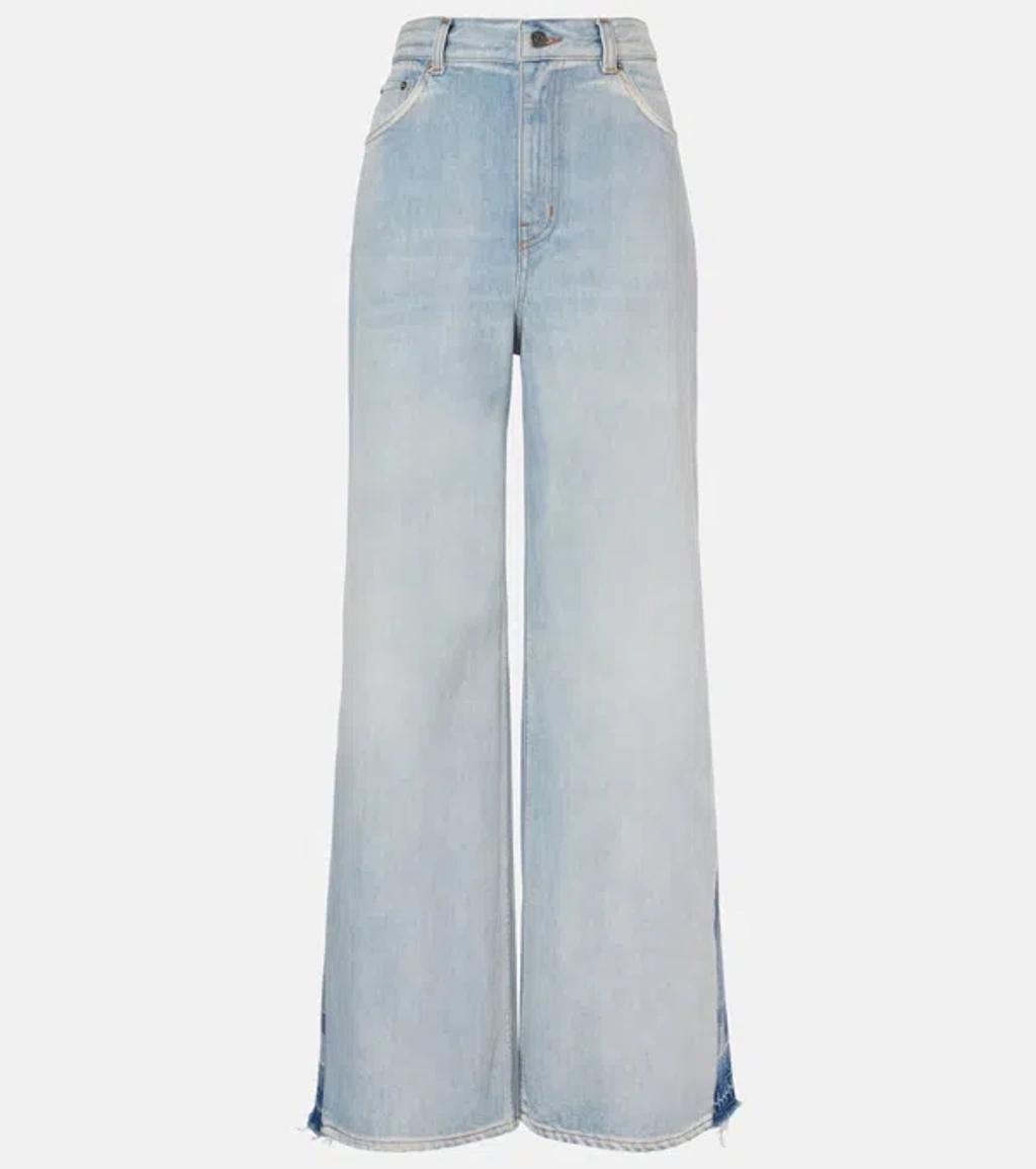 CHLOÉ High-rise Wide-leg Jeans In Denim product image