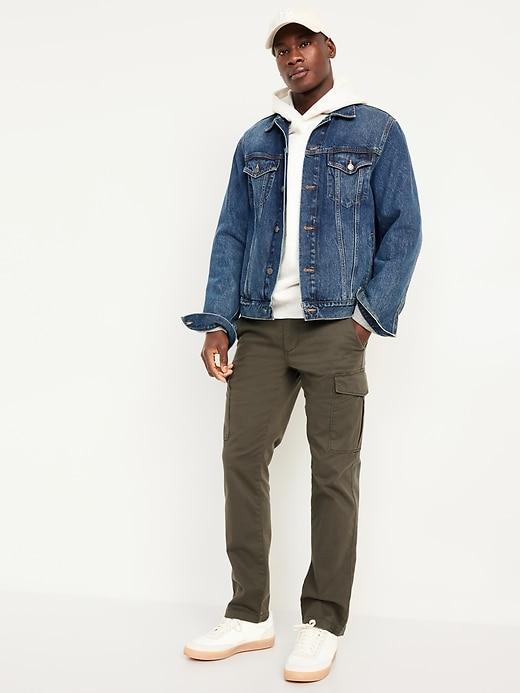 Straight Refined Tailored Cargo Pants Product Image