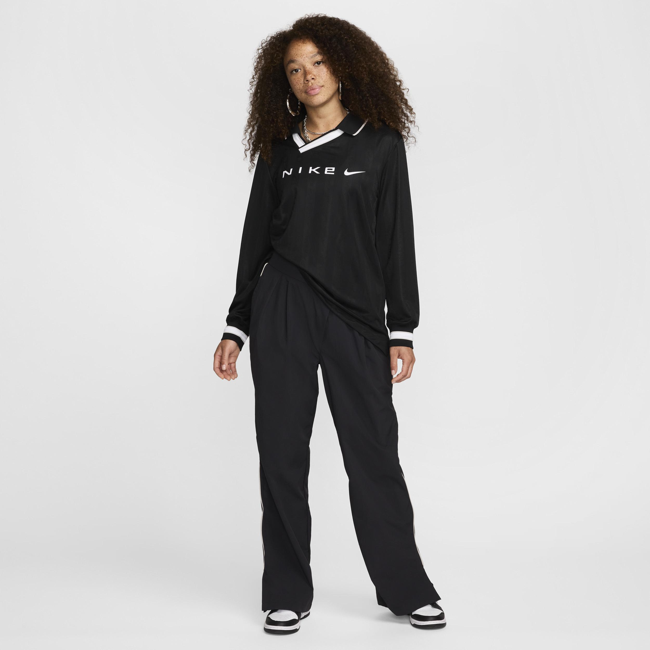 Women's Nike Sportswear Collection Mid-Rise Repel Asymmetrical-Waist Trousers Product Image