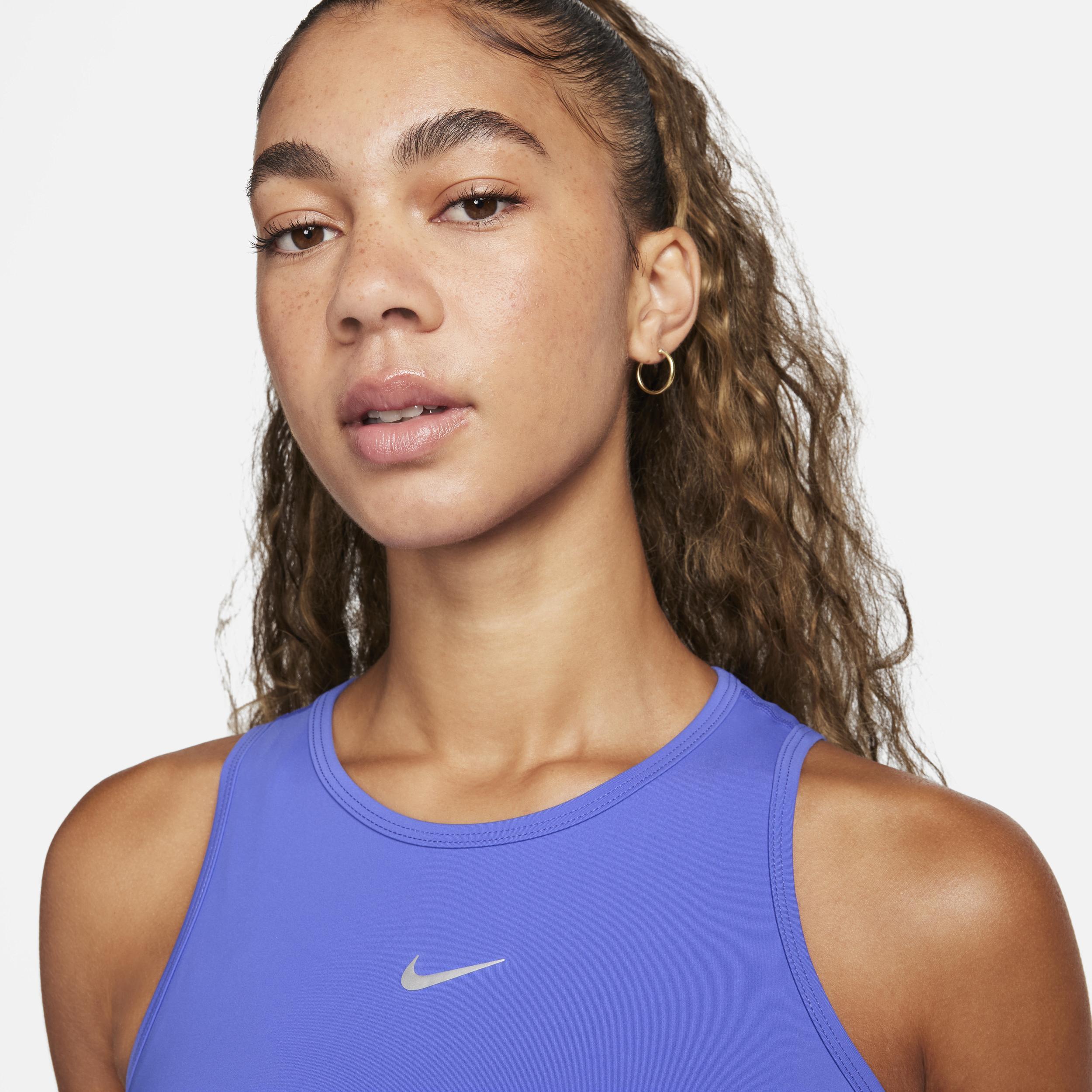 Women's Nike Pro Dri-FIT Cropped Tank Top Product Image