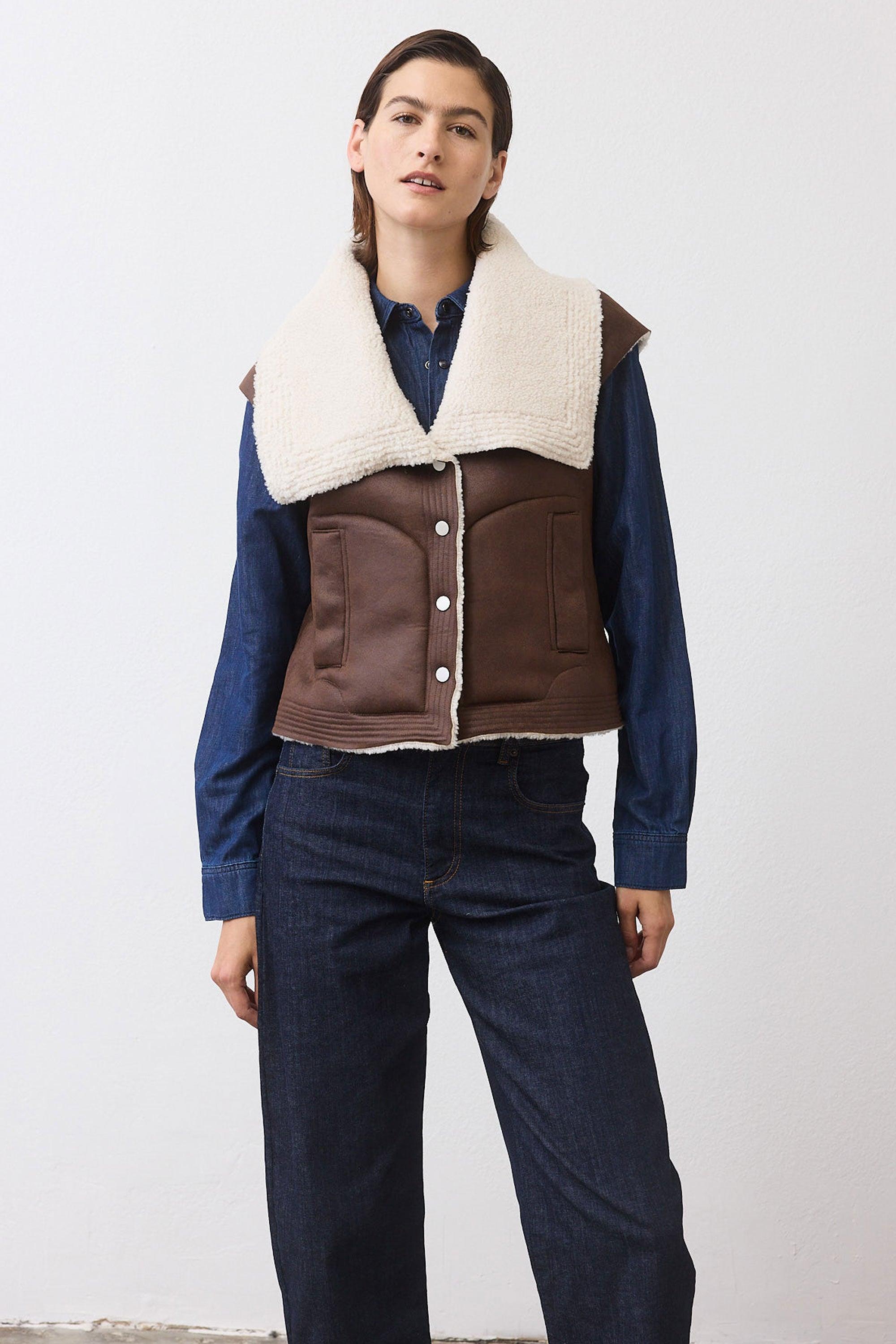 Reversible Summit Shearling Vest Product Image