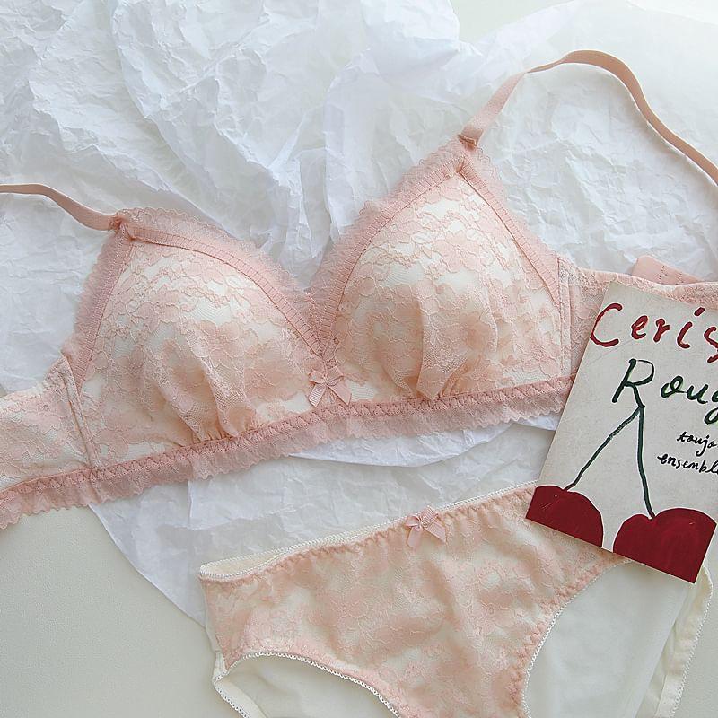 Wireless Lace Bra / Panty / Set Product Image