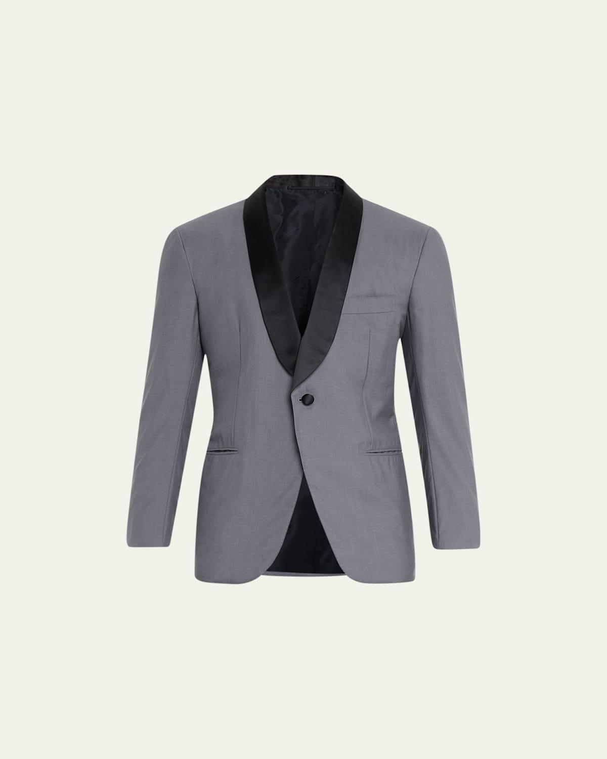 Mens Cashmere-Silk Shawl Dinner Jacket Product Image